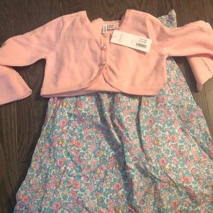 Dress and cover up sweater- BABY GAP AND JANIE AND JACK